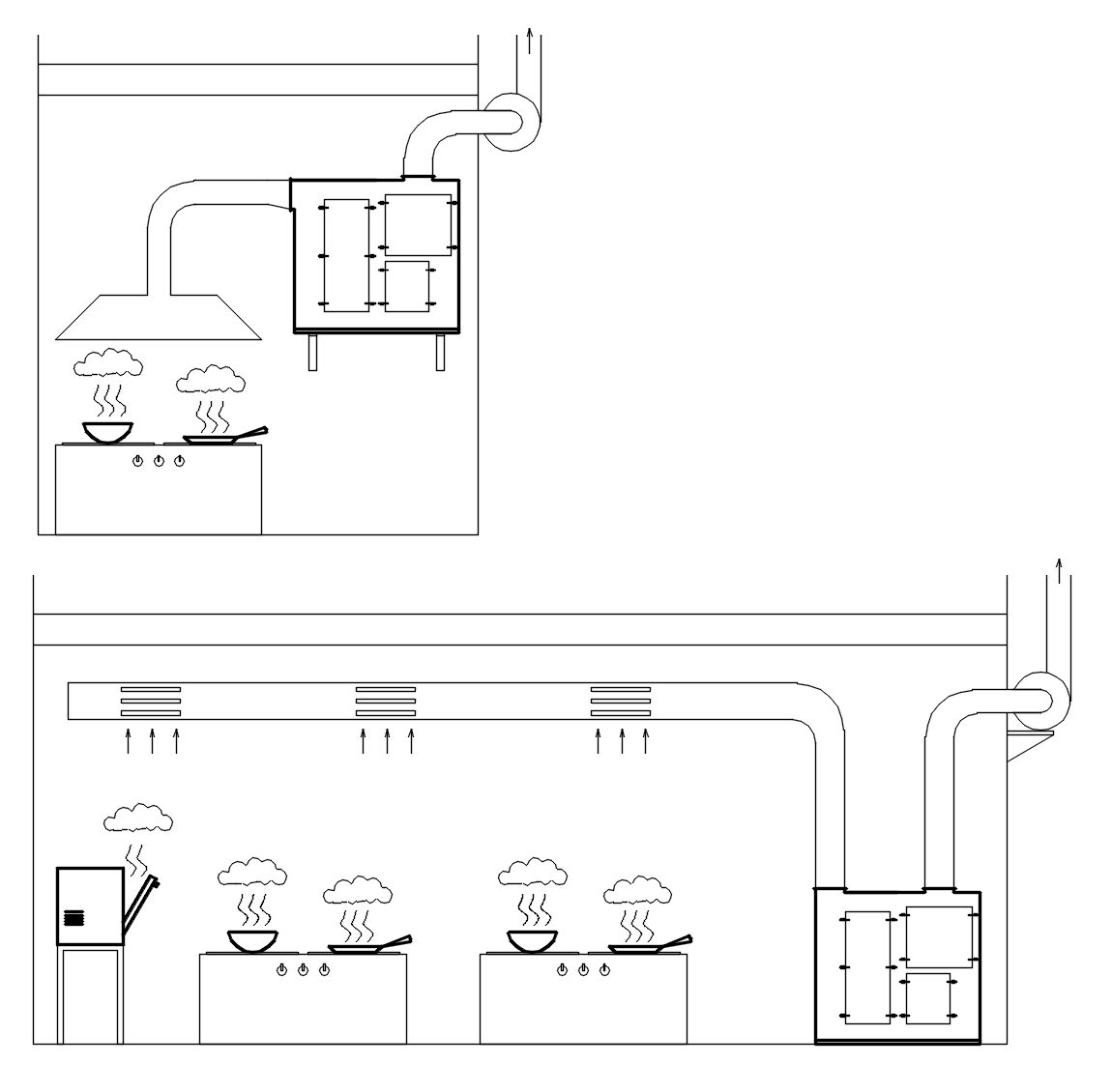 Монтаж Дымофильтр Ятаган «SmokeHouse 1.0»